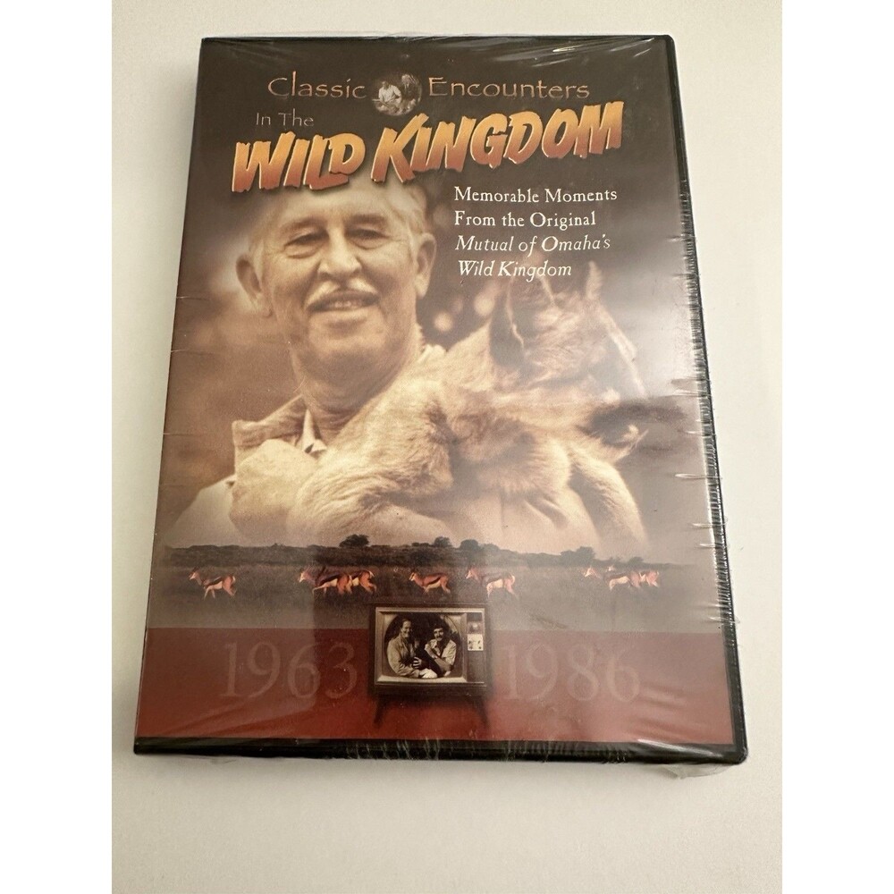 Classic Encounters in the Wild Kingdom DVD BRAND NEW 1963-1986 Mutual of Omaha's